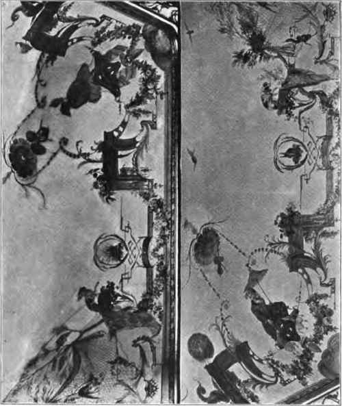 CEILING IN THE CHATEAU OF CHANTILLY.