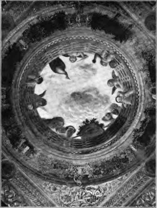 CEILING OF THE SALA DEGLI SPOS1, DUCAL PALACE, MANTUA.