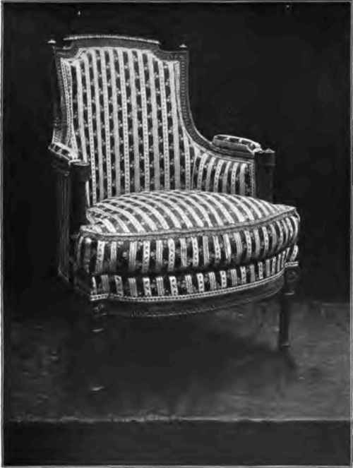 FRENCH BERGERE, LOUIS XVI PERIOD.