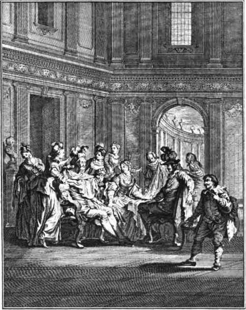 SALON A L'lTALIENNE. (from a picture.BY coypel).