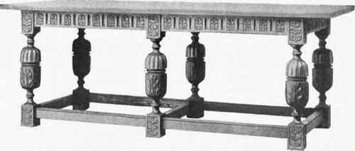 The effect of repose characteristic of this table is due to its length.