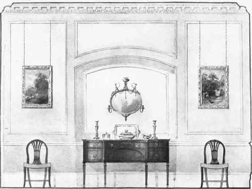 This sidewall illustrates simply but admirably many of the principles of decorative composition.