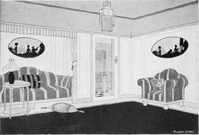 AN ORIGINAL LOUNGE ROOM DESIGNED BY V. J. PALMER JONES, LONDON.