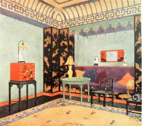 CHINESE ROOM. DESIGNED BY W. J. PALMER JONES. LONDON.