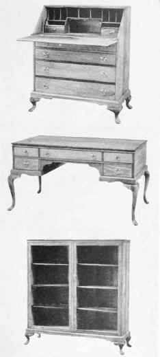 DESK. Height, 40 in., Width, 34 in.