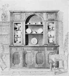 DRESSER SIDEBOARD OF ENGLISH DERIVATION.
