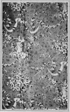 Linen white flowers on grey blue background.