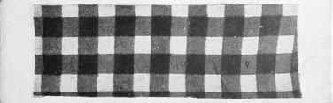 PLAIN CHECK CRETONNE, BLOCK PRINTED, 31 INCHES WIDE.