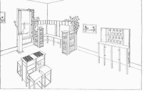 A Corner of the Copenhagen Club room