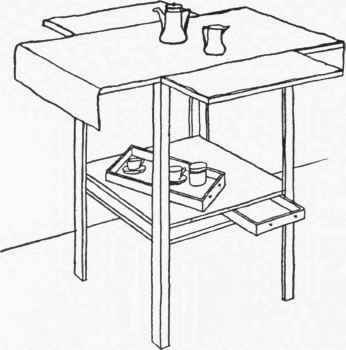 GREEK CROSS TEA TABLE