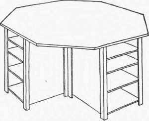 OCTAGON NURSERY TABLE