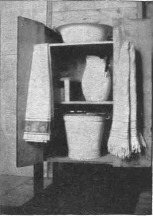 The Office Washstand, Opened