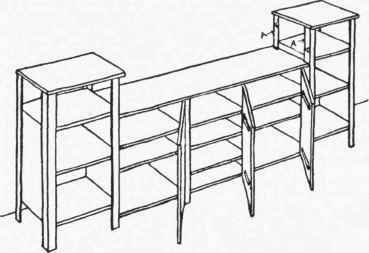 Twin Bed Night Table 90