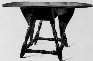 Butterfly Table, about 1700.