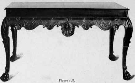 Carved Sideboard Table, 1725 50.