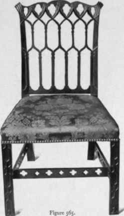 Chair in Chippendale style, Gothic taste, 1760 70.
