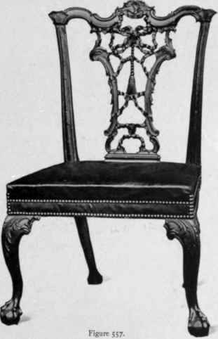 Chair in Chippendale style, ribbon back, 1750 60.
