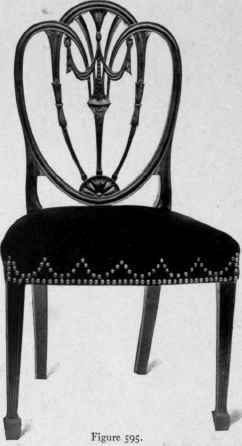 Chair in Hepplewhite style, 1785 95.