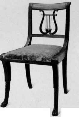 Chair in Phyfe style, 1810 20.