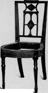 Chair in Sheraton style, 1785 95.