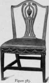 Chair in transition style, about 1790.