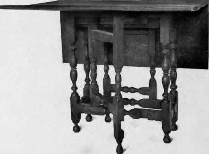 Gate Legged Table, last quarter seventeenth century.