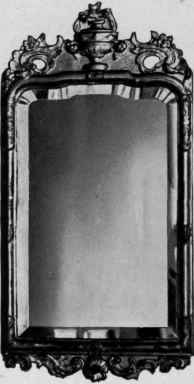 Gilt Looking Glass in Chippendale style, 1760 75.