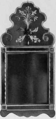 Looking Glass with glass frame, 1780 90.
