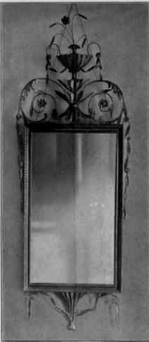 Louking Glass, filigree frame, 1785 95.