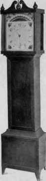 Miniature Tall Clock, about 1800.
