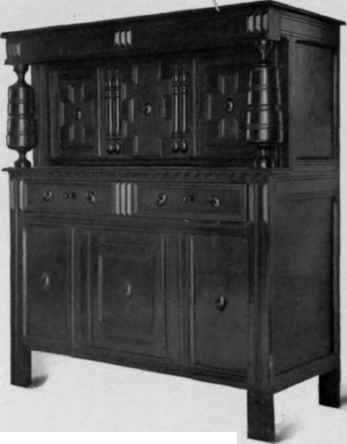 Press Cupboard, last quarter seventeenth century.