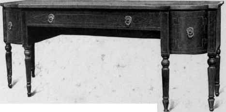 Sheraton Sideboard, about 1800.