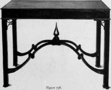 Tea Table, domed stretchers, third quarter eighteenth century.