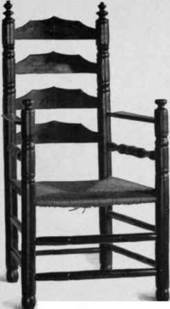 Turned Slat Back Chair, 1650 1700.