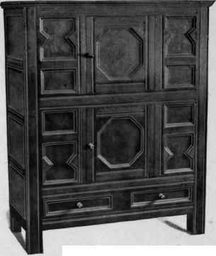 Wainscot Cupboard, 1675 1700.