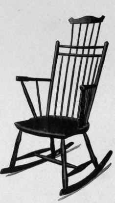 Windsor Chair, about 1800.
