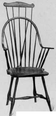 Windsor Chair, last quarter eighteenth century.