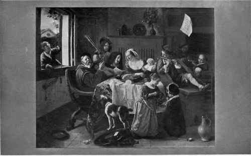 Interior, by Jan Steen. The Hague.