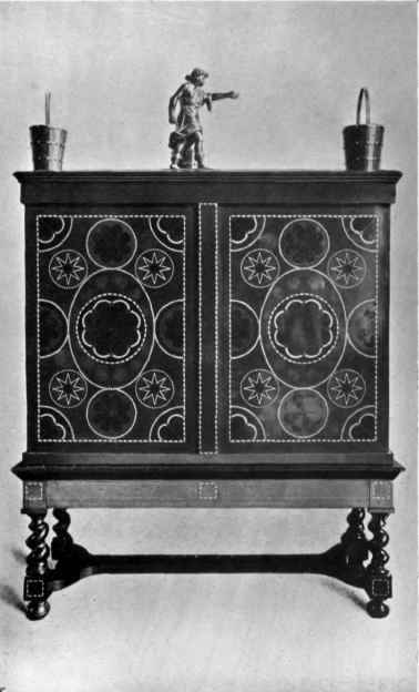 PLATE XXXI.   Marquetry Cabinet. RIJKS MUSEUM, AMSTERDAM.