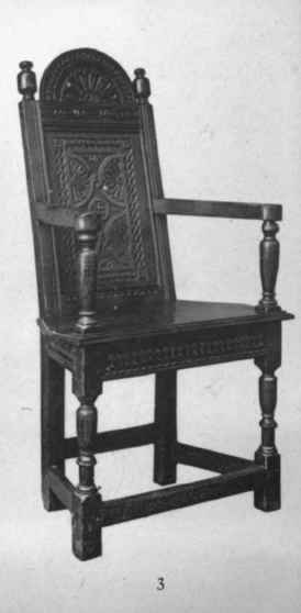 1   Arm Chair, Oak Late 16th Or Early 17th Century 2   Arm Chair, Oak 1631