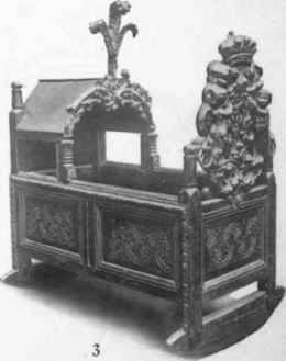1   Cradle, Oak Early 17th Century 2   Cradle Of Oak 164i