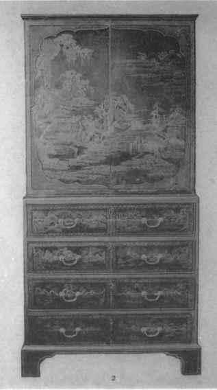 2   Wardrobe, Lacquered In Japanese Style, Late 18th Century