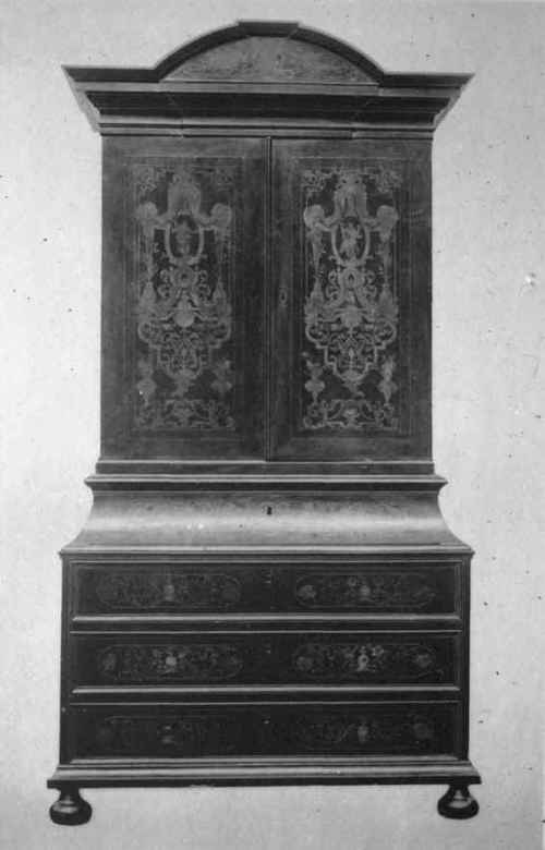 Cabinet, Veneered Late 17th Century