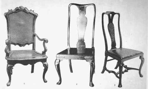 Cane And Wood Splat Backed Chairs 134