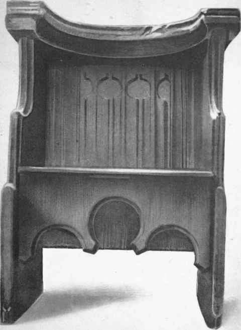  Chair In Bere Regis Church, Dorset Partly 15th Century