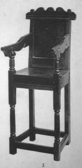 Child's Arm Chair, Oak 17th Century