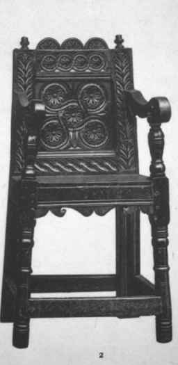 Child's Arm Chair, Oak Early 17th Century