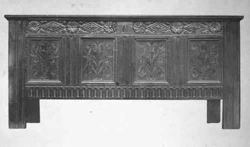 Coffer, Oak, Inlaid Early 17th Century