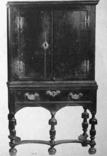 I   Chest Of Drawers On Stand, Walnut Veneer