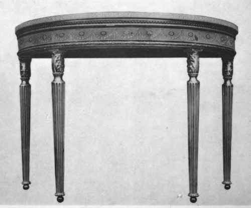 Table, Painted And Gilt